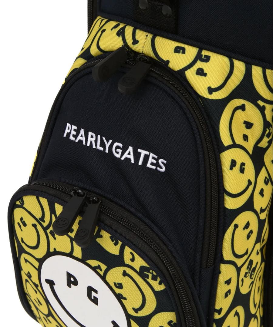 PEARLY GATES バナナPG SMILE柄軽量キャディバッグ (9型)