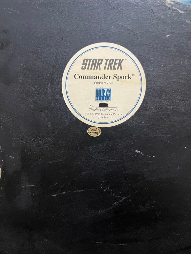 スタートレック ミスタースポック　Star Trek Mr.Spock 胸像