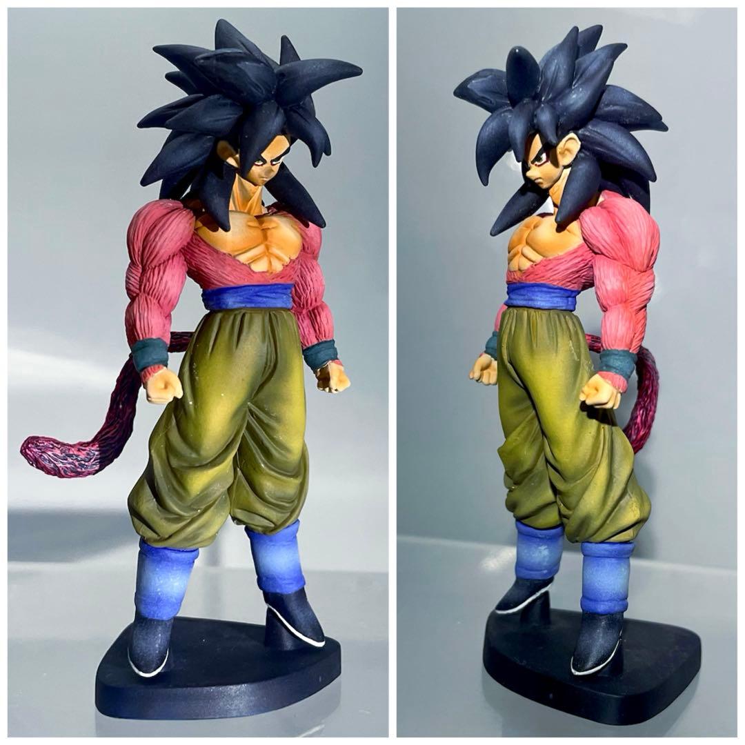 リペイント HGドラゴンボール フィギュア 超サイヤ人 4孫悟空 フルリペイント