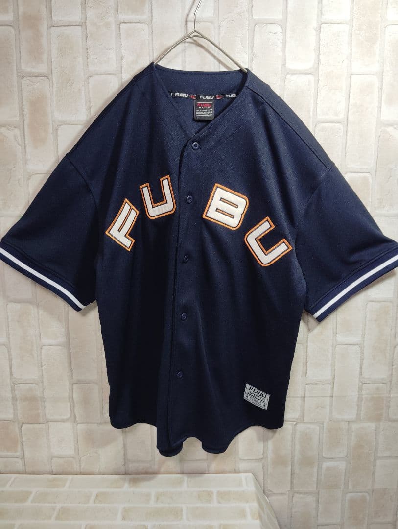 FUBU　ベースボール　シャツ　刺繍
