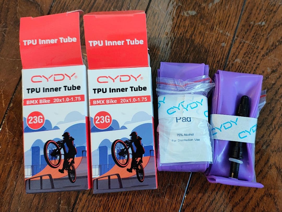 【10本】BMX TPUチューブ 20*1.0-1.75 CYDY 45mm