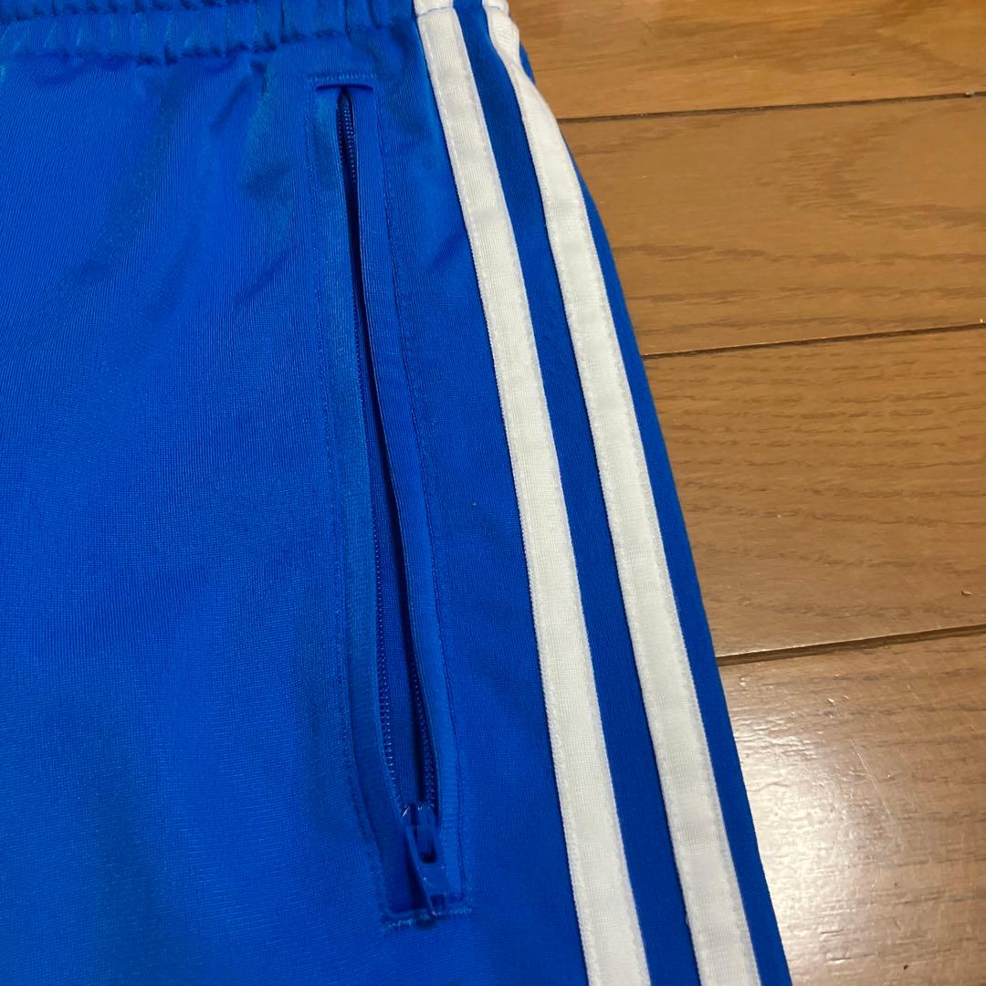 adidas 青 ジャージパンツ 3本ライン