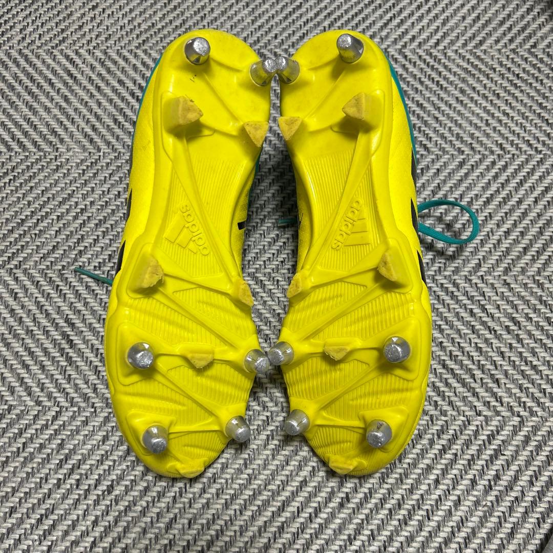 adidas サッカーシューズ イエロー/グリーン