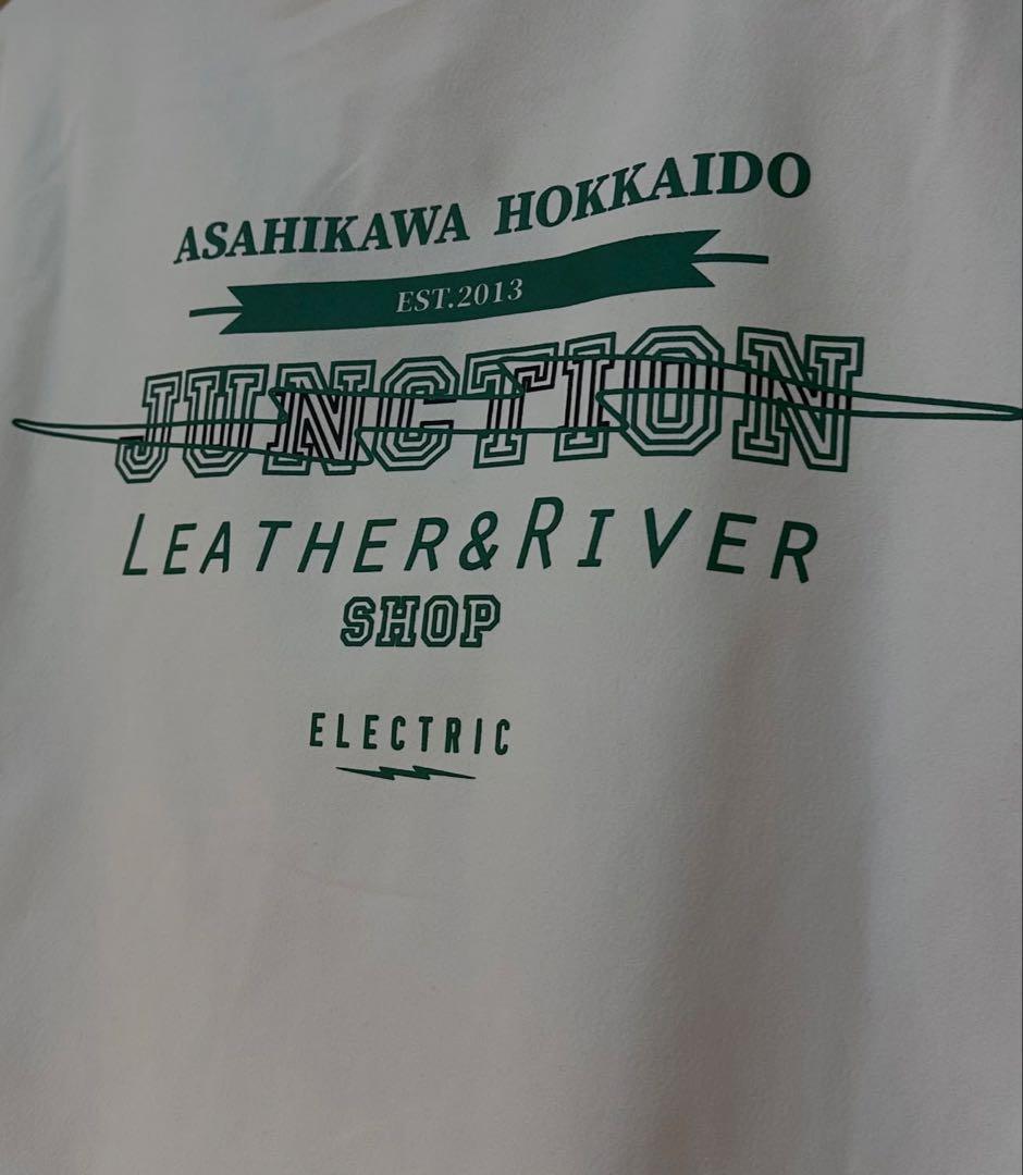 限定JUNCTION×ELECTRIC DRY HOOD ホワイト×グリーン　L