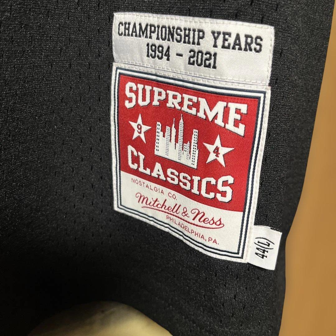 Supreme タンクトップ 黒 Mitchell & Ness