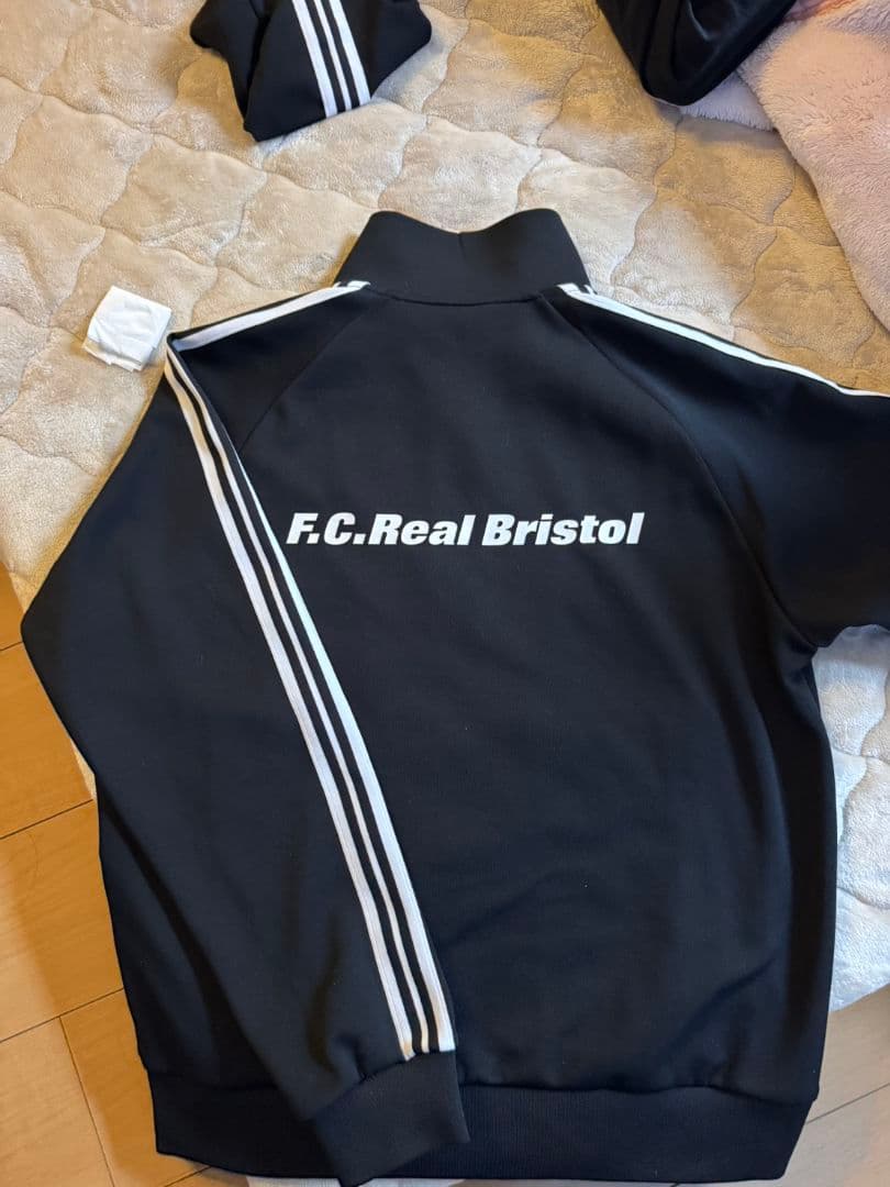 希少3本ライン美品　F.C.Real Bristol ブラックジャージ XL