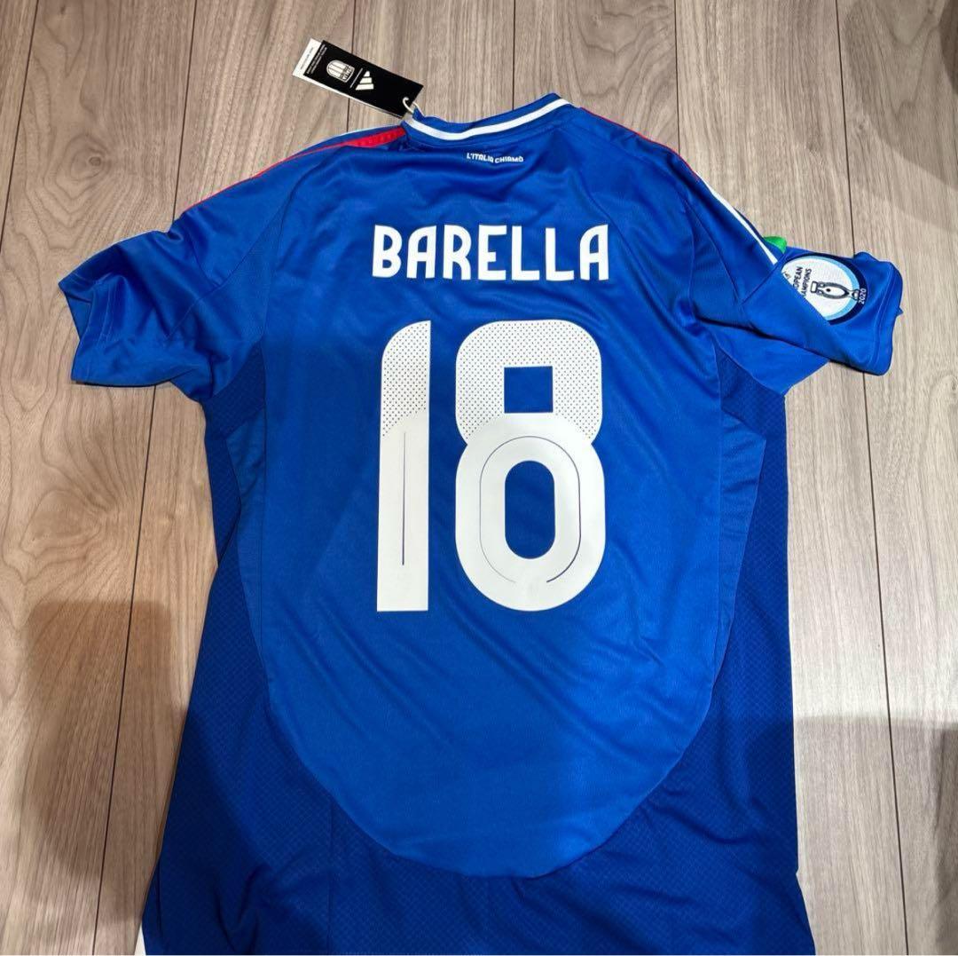 イタリア代表 2024 ホーム ユニフォーム BARELLA 18 XL
