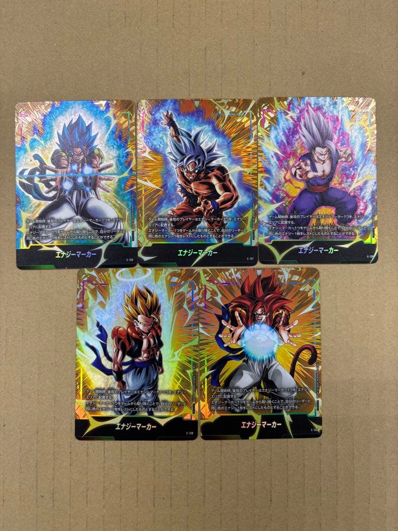 フュージョンワールド エナジーマーカーパック パラレル ノーマル 全5種セット