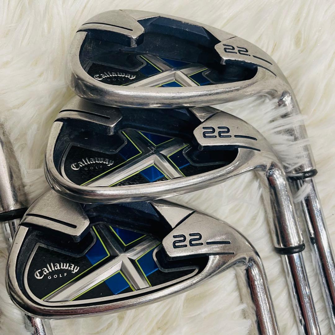 ★キャロウェイ X-22 6本アイアンセット S Callaway X22