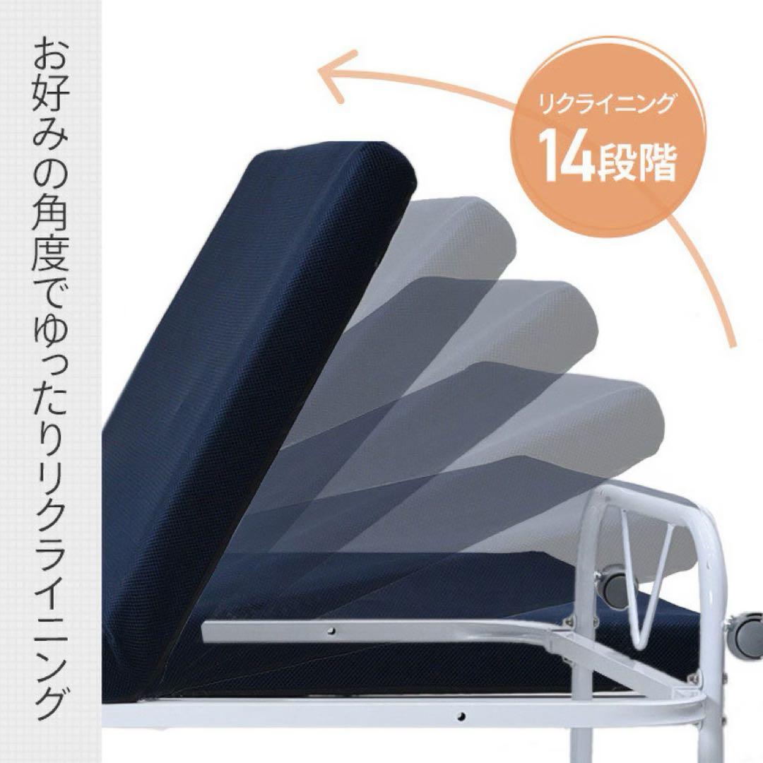 山善YAMAZEN／低反発折りたたみベッド ハイタイプHT-1S(DBR/BK)