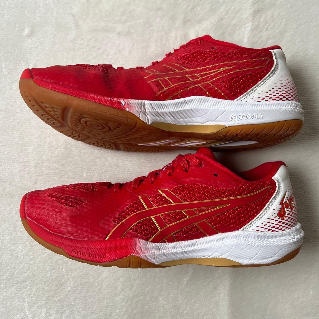 asicsアシックス 23.5cm ローテジャパンライトFF2 赤レッド　バレー