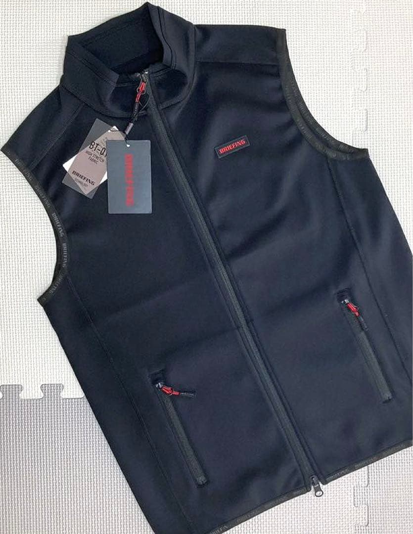 BRIEFING GOLF MS 3Dロゴ フルジップベスト（BLK／M）