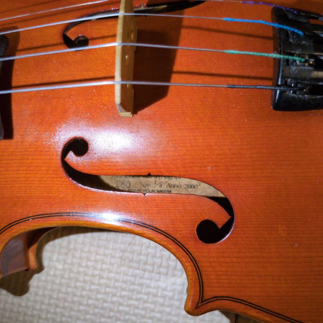 【動作未確認】SUZUKI No.280 バイオリン 1/4 Anno2000