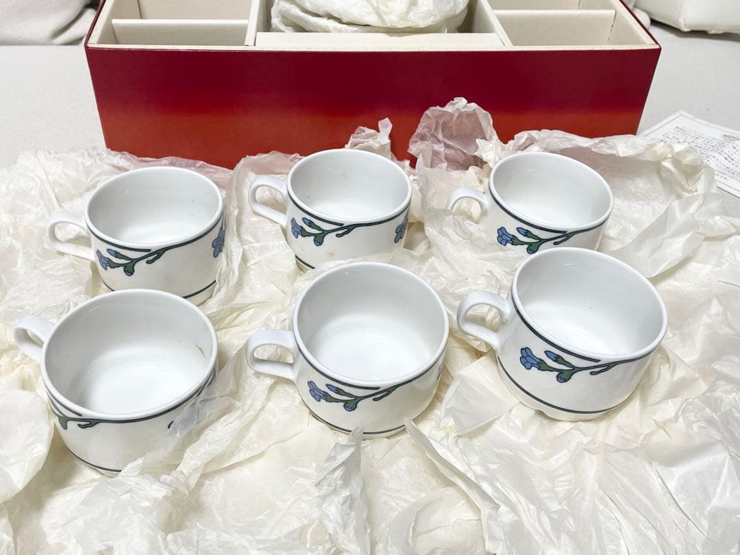 ロールストランド　紅茶カップセット　6個セット　ティーカップ　北欧　ヴィンテージ