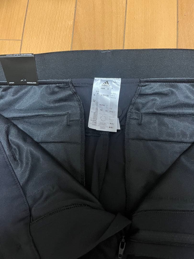 新品　アディダス　ゴルフ　ブラック　82 L スリーストライプスパンツ