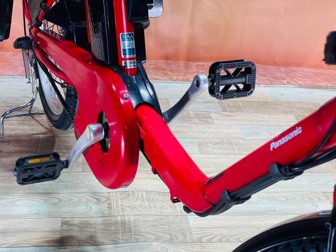 パナソニックギュット⭐️12AH！子供乗せ電動アシスト自転車Y2363