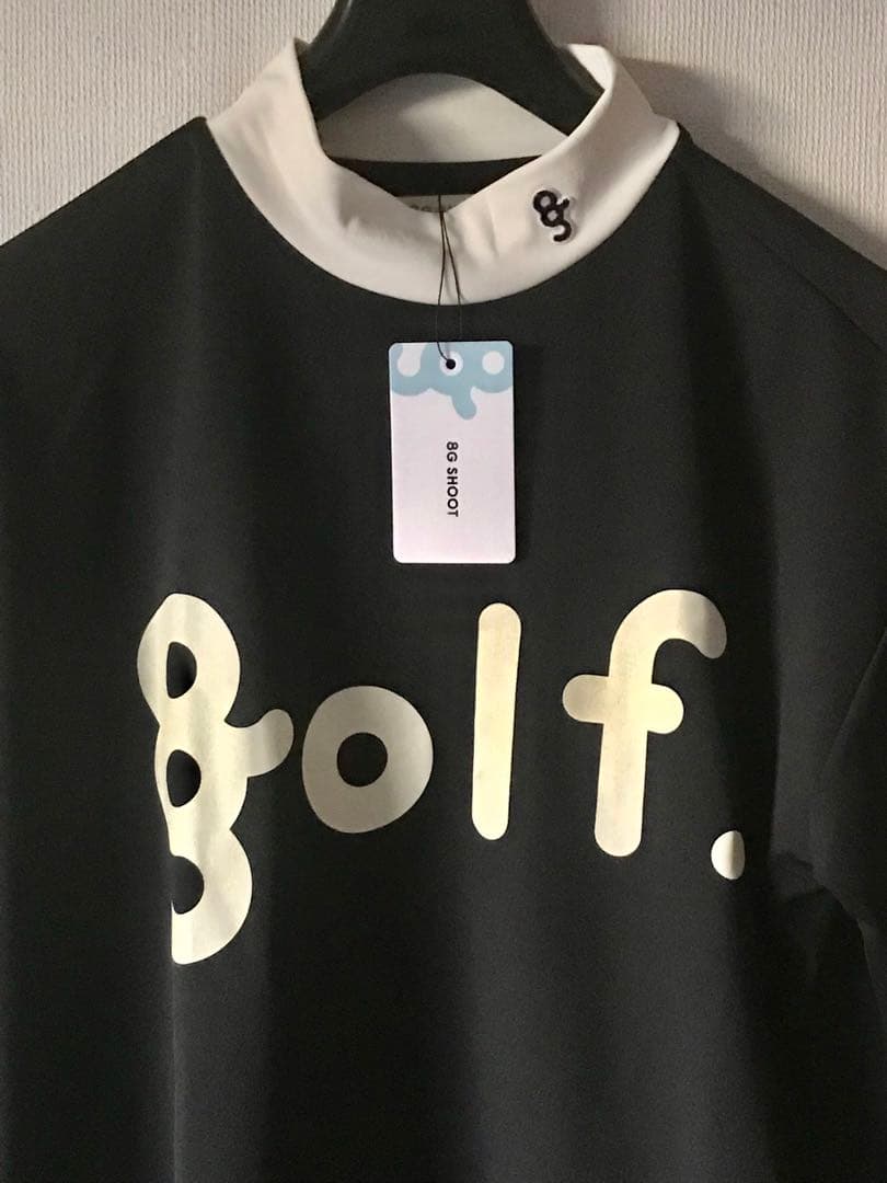 新品　8G SHOOT モックネックシャツ　長袖　ブラック