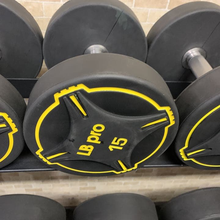 TPUダンベル　2.5kg 5kg  10kg  各2個計50kg