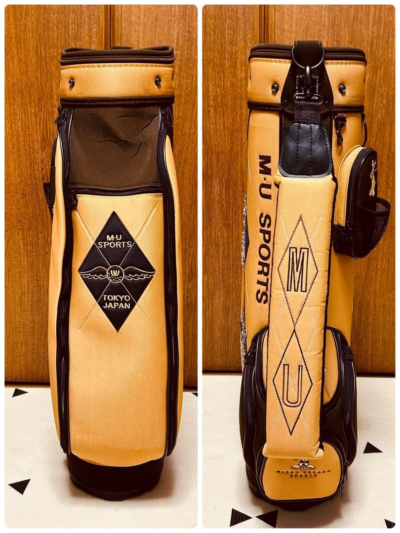 【希少/美品】M・U SPORTS エムユースポーツ キャディバッグ ボストン