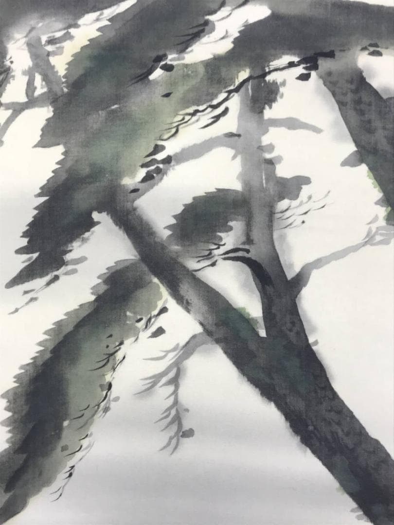 複製/富田渓仙/日ノ出松鶴図/祝事花鳥図/工芸品/名家伝来/AE-63