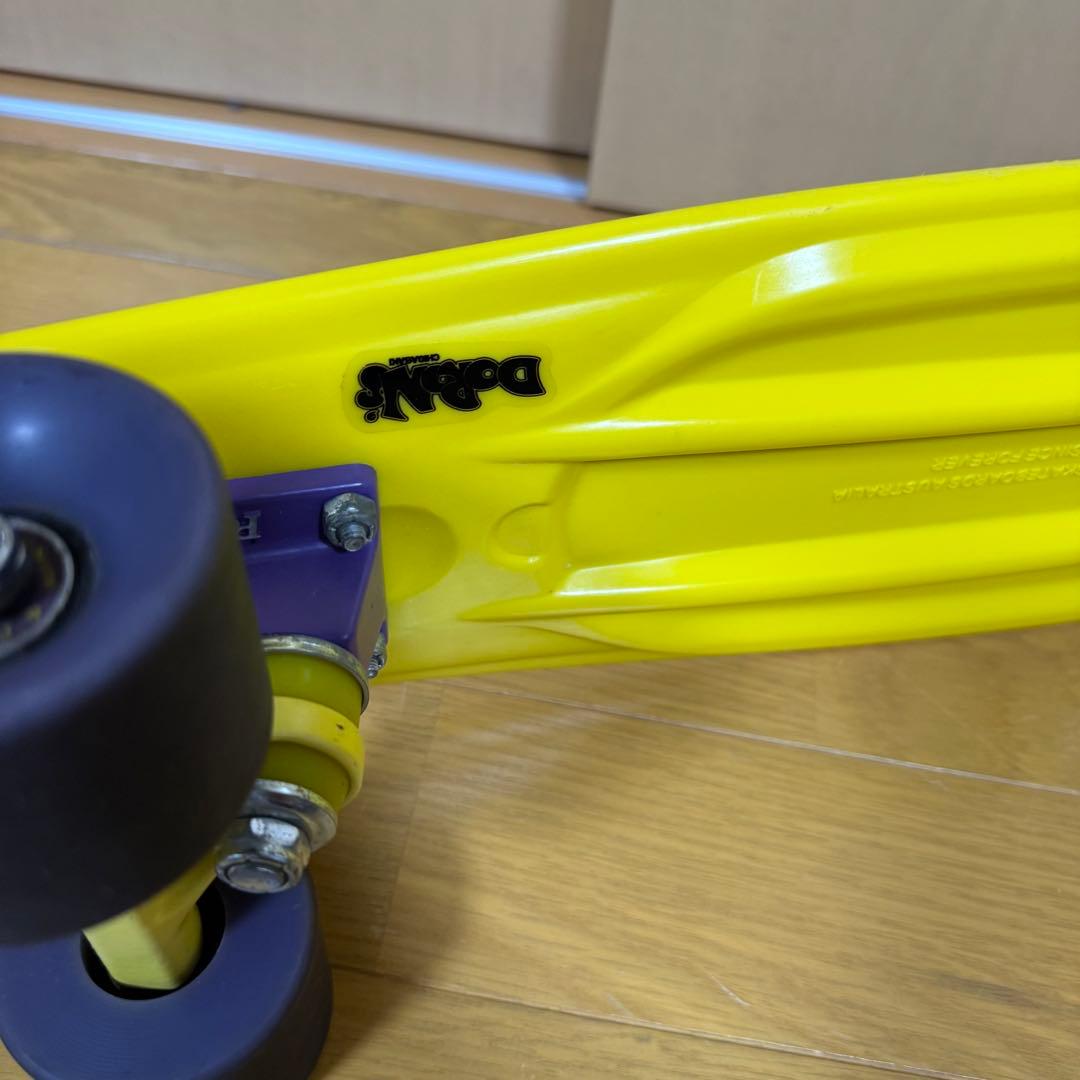 Penny ペニースケートボード　イエロー　パープル　ミニクルーザー　22インチ