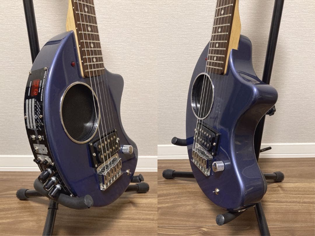 FERNANDES DIGI-ZO HYPER 青 ブルー コンデンサ交換済み