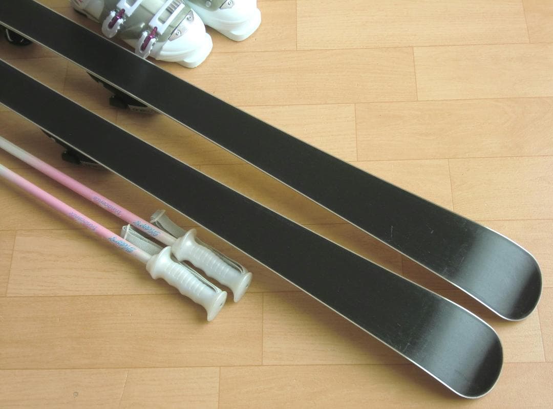 ■■送料無料■女性用スキーフルセット■板150靴25-25.5■メンテ付■■