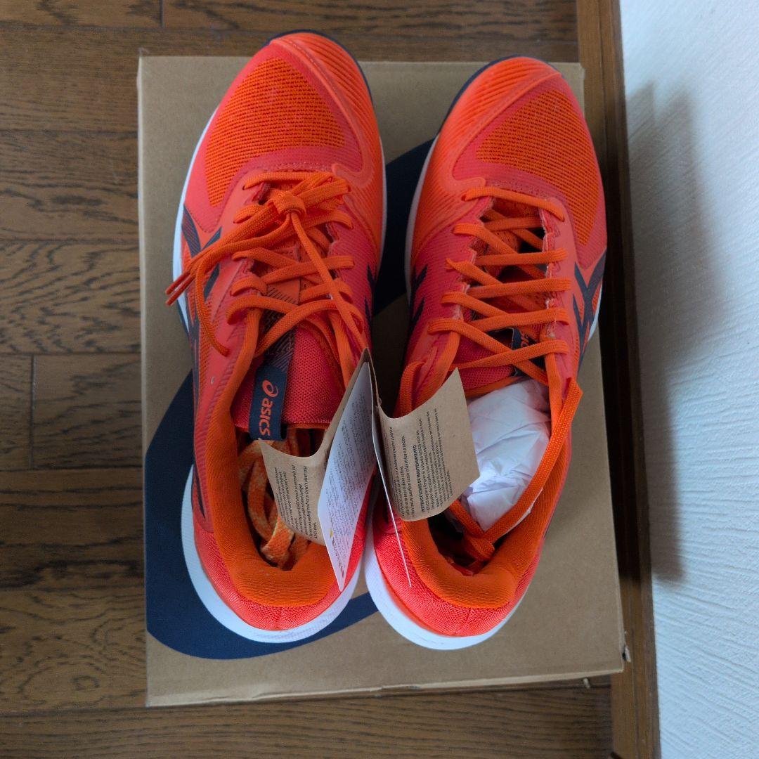 【新品】asics Solution Speed テニスシューズ オレンジ