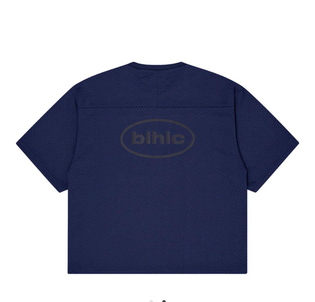 【ballaholic】 blhlc Oval Logo Mesh Tee