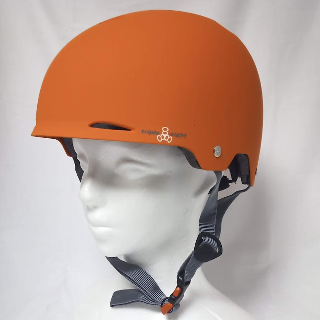トリプルエイト GOTHAM HELMET ORANGE RUBBER L/XL