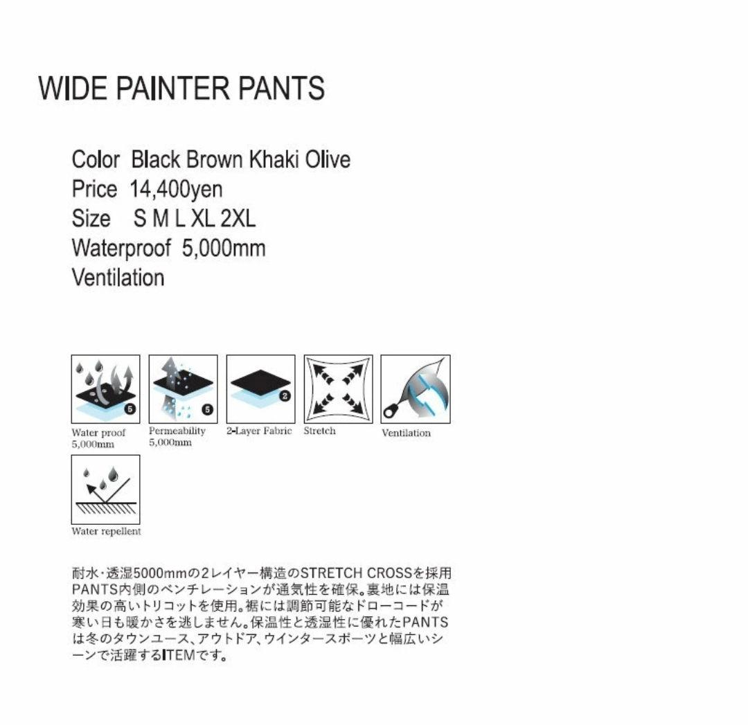 REPUBLIC＆CO WIDE PAINTER PANT スノーボードウェア