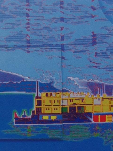 中野庸二、【jetty】、希少な大判額装用画集より、美品、日本人画家、新品額装付