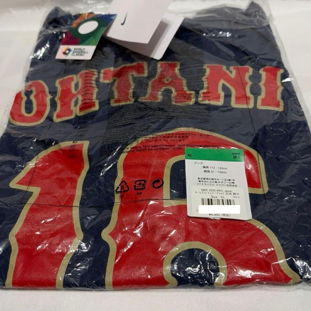 新品未使用　2026　WBC　大谷翔平選手　Tシャツ　XL　＆キャップ　タグ付