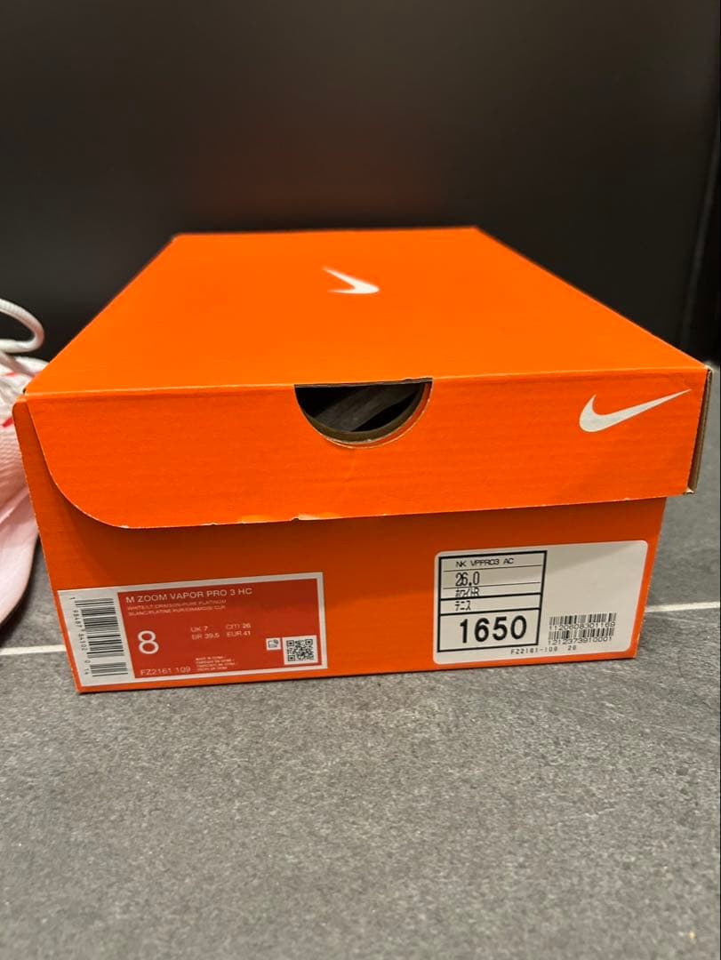 ナイキ ヴェイパー プロ 3 NIKE 26cm テニス シューズ ホワイト