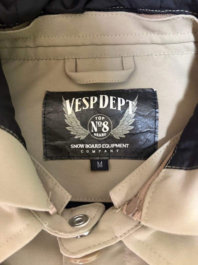VESP ベスプ スノーボードウェア 上下セット セットアップ ベージュ