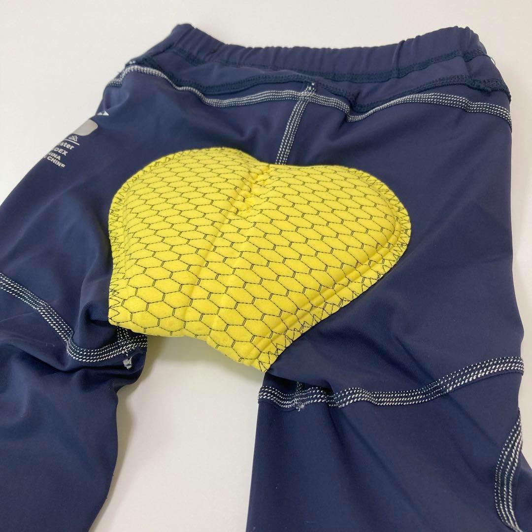 【新品】サイクルパンツ Lサイズ ネイビー×ホワイト ランバイク ストライダー