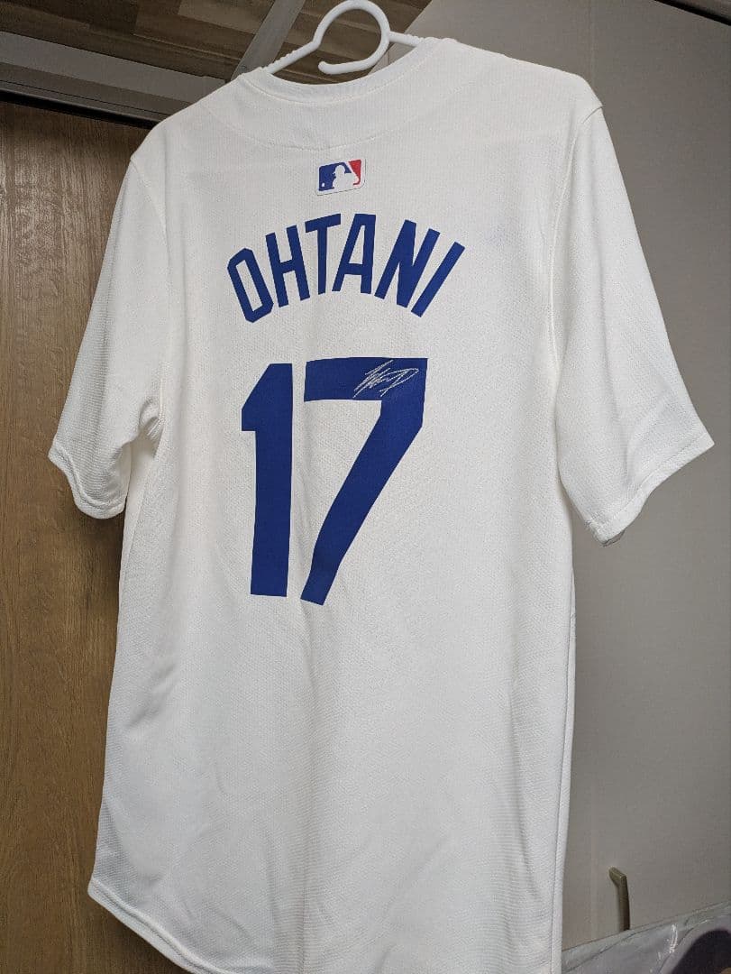 【正規品】大谷翔平 ドジャース ユニフォーム WS2024 刺繍サイン入り