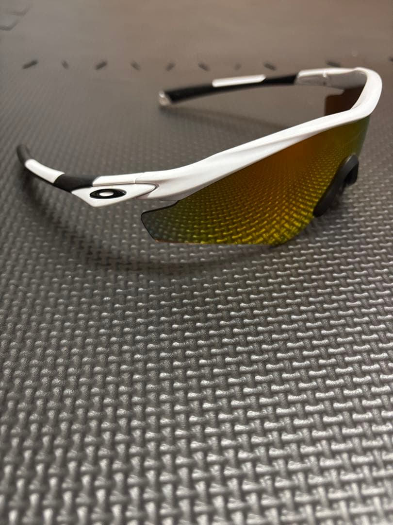 【jumbo】Oakley スポーツサングラス ホワイト/ブラック