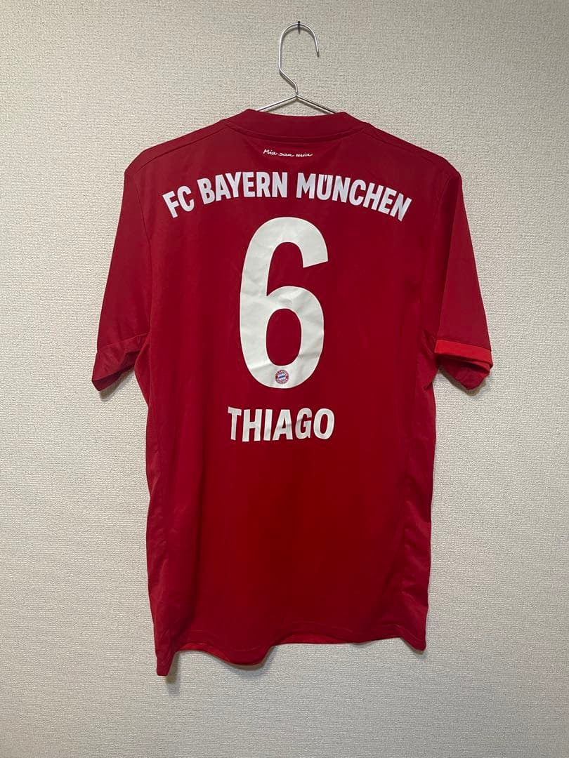 FC Bayern Munchen Thiago 6番 Oサイズ シャツ