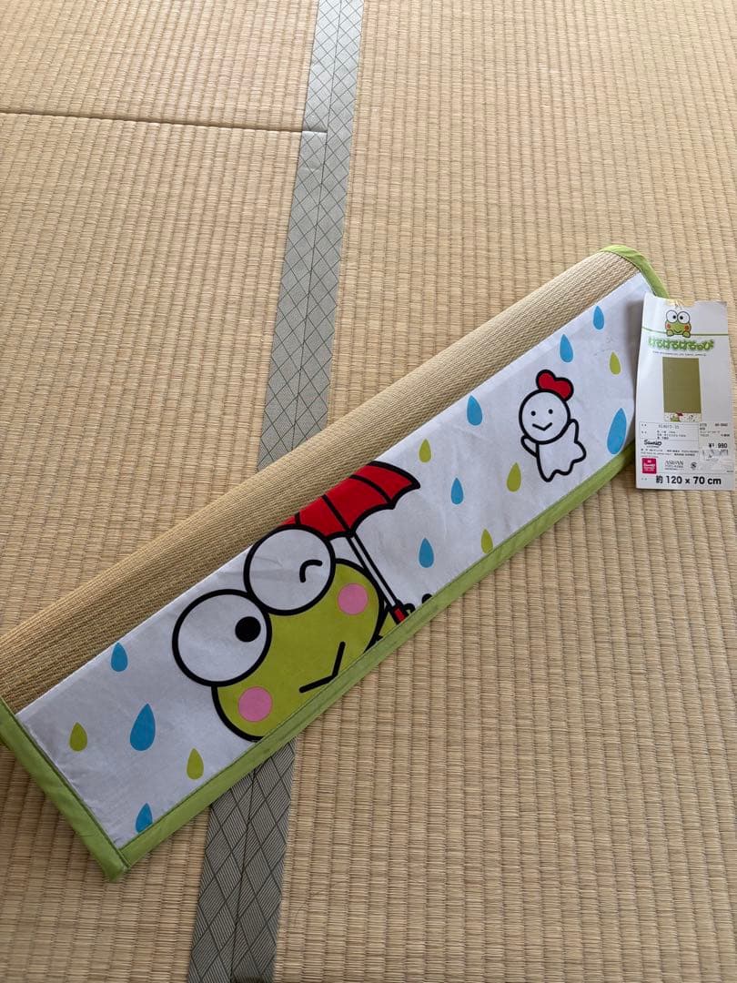 サンリオ　けろけろけろっぴ　い草　マット　レア　当時物
