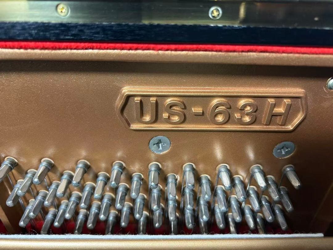 ・KAWAI 大型アプライトピアノ US-63H （購入元の保証書残り13年間）