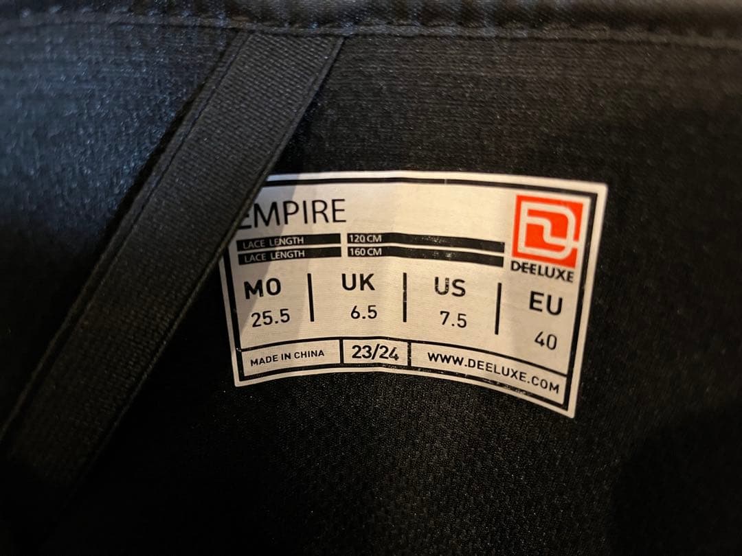 DEELUXE エンパイア　EMPIRE 25.5㎝　S4インナー