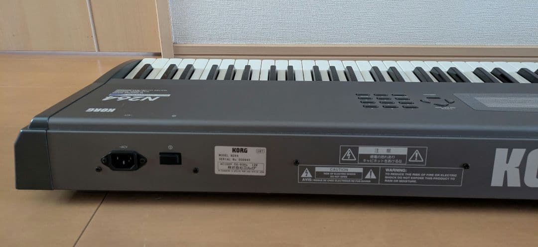 KORG シンセサイザー N264 工場出荷状態復旧　FDD動作不良ジャンク扱い