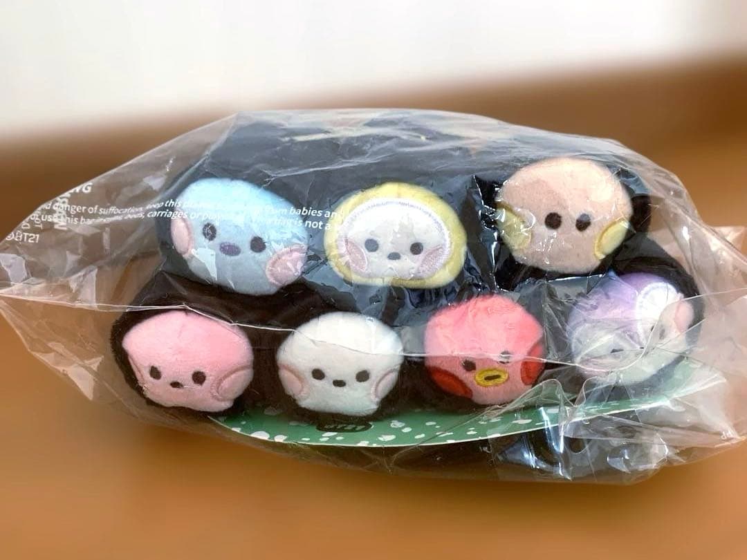 【現品限り】minini キンパぬいぐるみセット(韓国屋台グルメ) BT21
