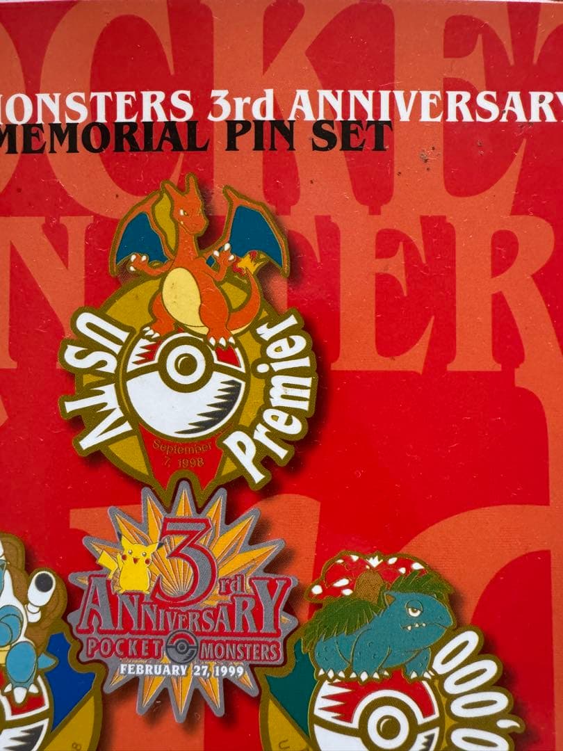 ポケモン 3周年記念 限定4000個 ピンズ