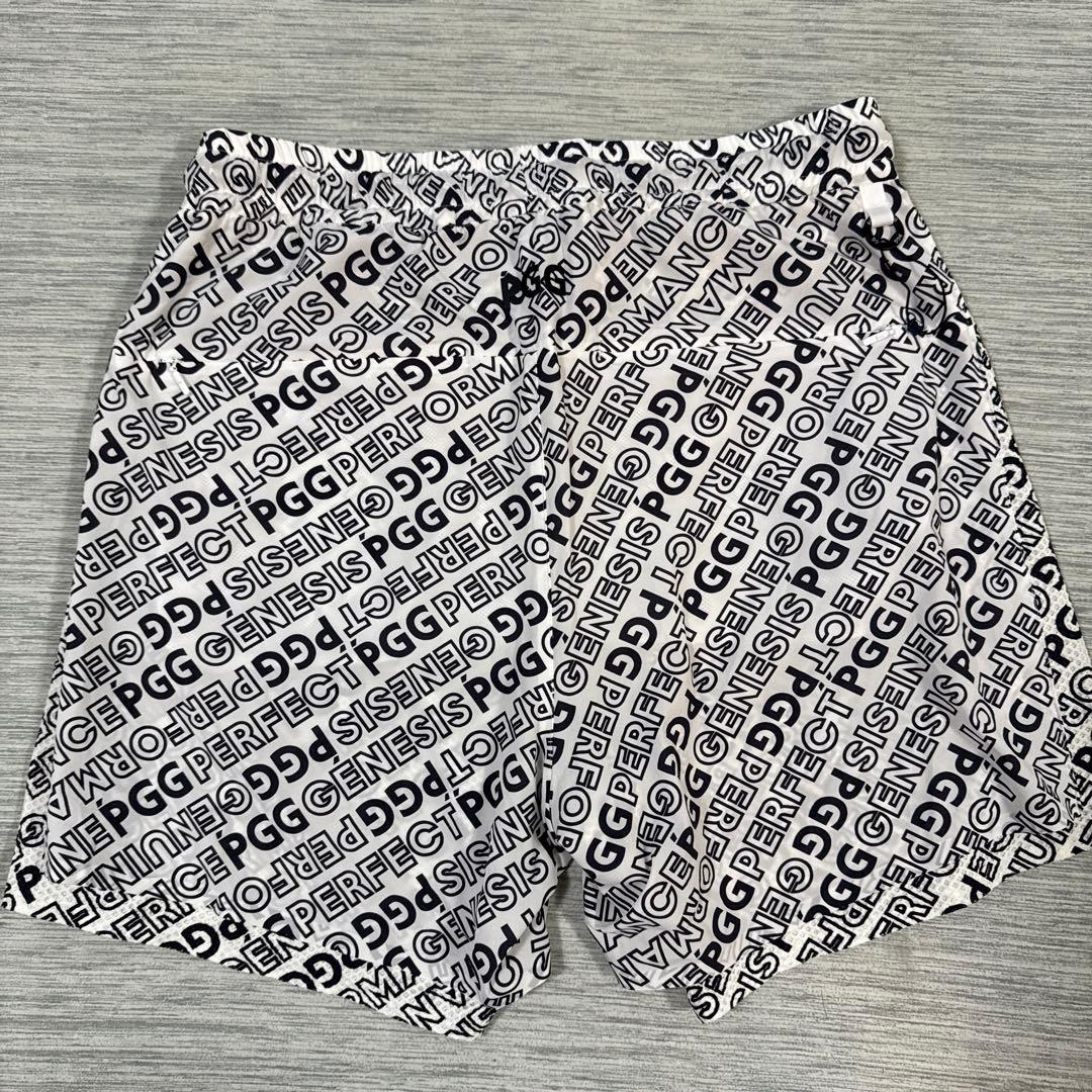 新品　PGG ストレッチ　メンズ総柄ショートパンツ　4