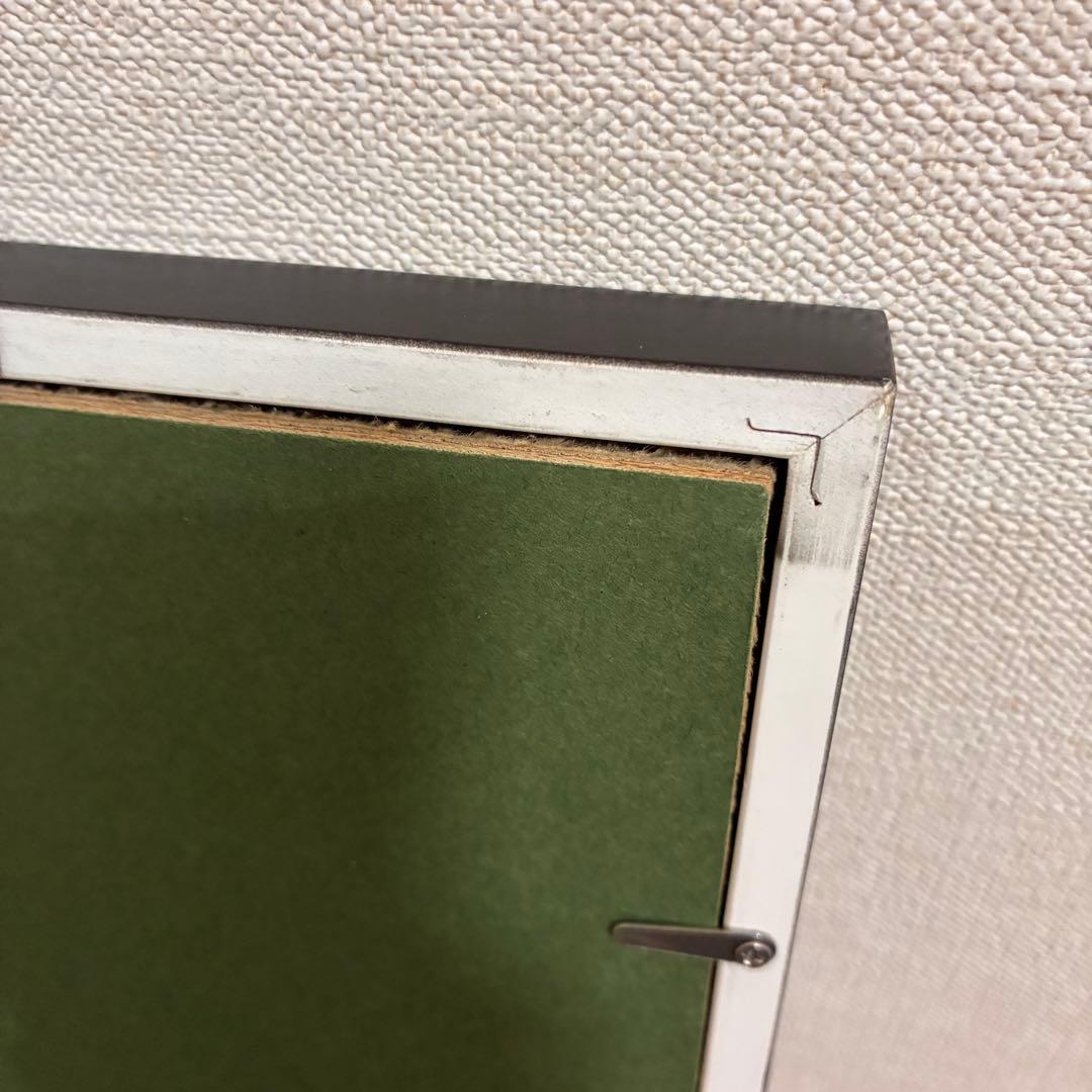 北欧風 モダン 抽象画 シルクスクリーン 70/100 サイン入り 額装 版画