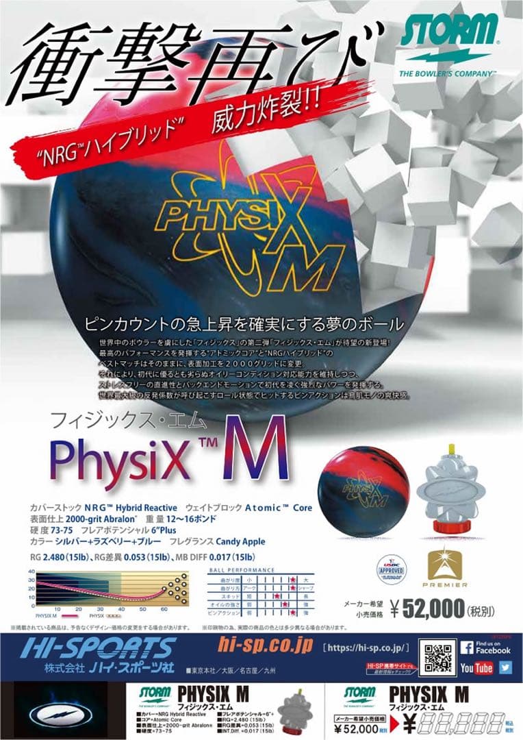 STORM フィジックスM 最終値下げ9999円