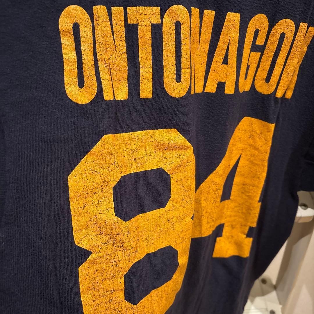 【激レア】Champion 80年代 トリコロールタグ フットボールシャツ M