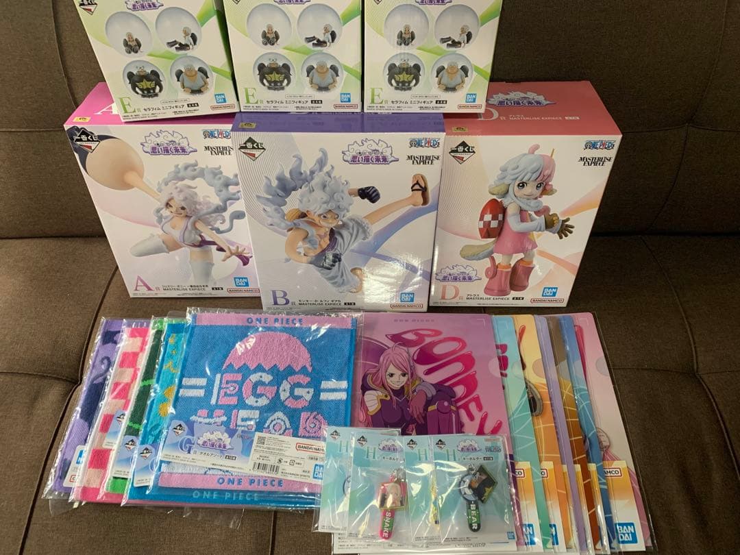一番くじ　ワンピース　思い描く未来　新品未開封　A賞B賞D賞E賞セット